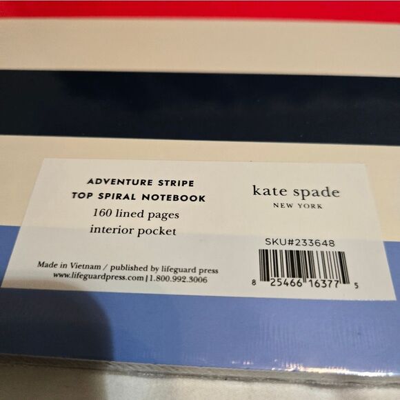 Kate Spade New York Large College Ruled Notebook, Top Spiral Notebook  160 Pages - Picture 4 of 9